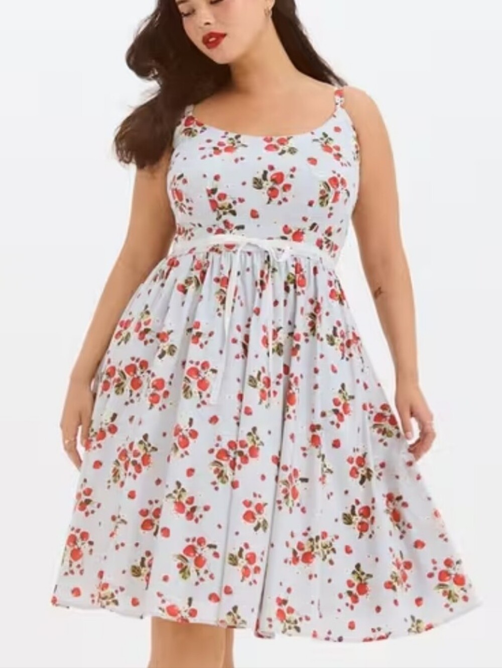 TORRID Retro Chic Strawberry Swing Dress. Size 3